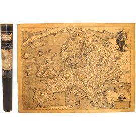 EUROPE 1602 [MAPA MURAL EN PAPER PERGAMI]