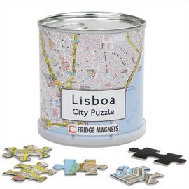LISBOA [LATA MAGNETIC CITY PUZZLE] 100 PIEZAS -FRIDGE MAGNETS