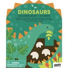 DINOSAURS. LIBRO COLEREAR + ADHESIVOS -MOSES