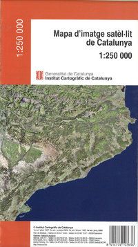 MAPA D'IMATGE SATEL.LIT DE CATALUNYA 1:250.000 [PLEGAT] -ICC