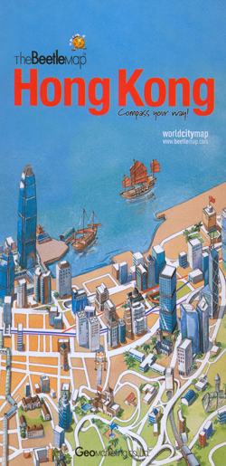 HONG KONG -WORLD CITY MAP -THE BEETLE MAP