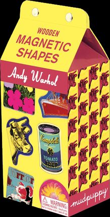 ANDY WARHOL WOODEN MAGNETIC SHAPES