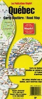 QUEBEC -CARTE ROUTIERE (1:1.000.000)-MAP ART