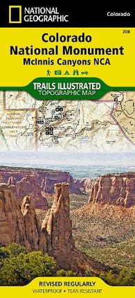 COLORADO, NATIONAL MONUMENT -TRAILS ILLUSTRATED