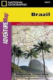 BRAZIL- ADVENTURE MAP -NATIONAL GEOGRAPHIC