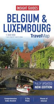 BELGIUM & LUXEMBOURG 1:300.000 - INSIGHT TRAVEL MAP