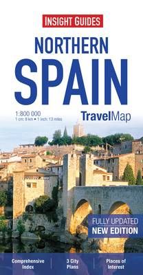 NORTHERN SPAIN 1:800.000- INSIGHT TRAVEL MAP