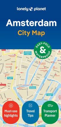 AMSTERDAM. CITY MAP -LONELY PLANET