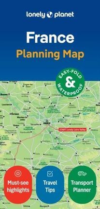 FRANCE. PLANNING MAP -LONELY PLANET