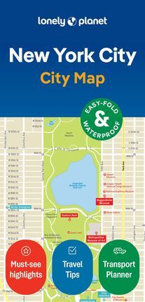 NEW YORK. CITY MAP -LONELY PLANET