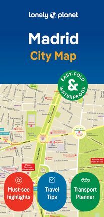 MADRID. CITY MAP -LONELY PLANET