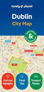 DUBLIN. CITY MAP -LONELY PLANET