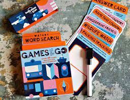 GAMES ON THE GO ACTIVITY CARDS BOX SET -LONELY PLANET