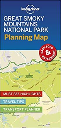 GREAT SMOKY MOUNTAINS. PLANNING MAP -LONELY PLANET