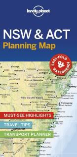 NEW SOUTH WALES & ACT. PLANNING MAP -LONELY PLANET