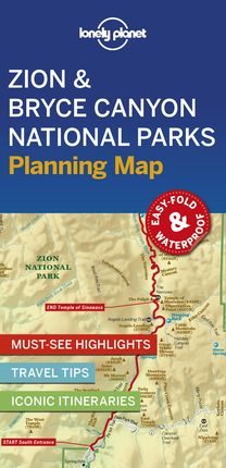 ZION & BRYCE CANYON. PLANNING MAP -LONELY PLANET
