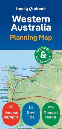 WESTERN AUSTRALIA. PLANNING MAP -LONELY PLANET