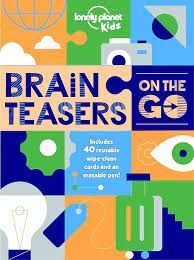 BRAIN TEASERS ON THE GO ACTIVITY CARDS BOX SET -LONELY PLANET