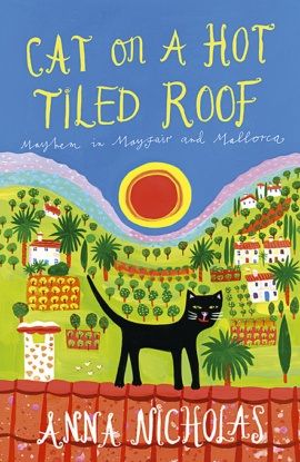 CAT ON A HOT TILED ROOF