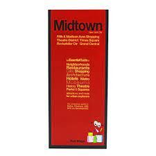 MIDTOWN (NEW YORK) -RED MAPS
