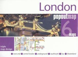 LONDON [TRIPLE] -POPOUT MAP