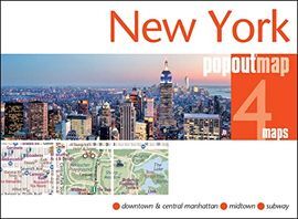 NEW YORK -POPOUT MAP