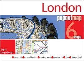 LONDON [TRIPLE] -POPOUT MAP