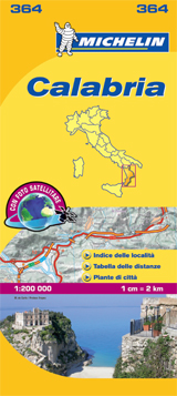 364 CALABRIA 1:200.000 -MICHELIN