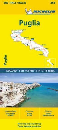 363 PUGLIA [1:200.000] -MICHELIN