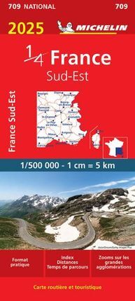 709 FRANCE SUD-EST 2025 1:500.000 -MICHELIN