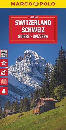 SWITZERLAND SCHWEIZ 1:275.000 -MARC POLO