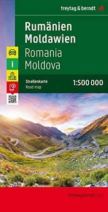 RUMANIEN MOLDAWIEN  (RUMANIA) 1:500.000- FREYTAG & BERNDT