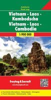 VIETNAM -LAOS -KAMBODSCHA (-CAMBOYA) 1:900.000 -FREYTAG & BERNDT