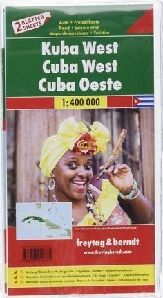 KUBA WEST / KUBA OST.  CUBA OESTE / ESTE [2 MAPAS] 1:400.000 -FREYTAG