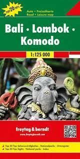 BALI, LOMBOK, KOMODO 1:125.000 -FREYTAG & BERNDT