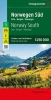 NORWEGEN SUD (1) (NORWAY SOUTH) 1:250.000 -FREYTAG & BERNDT