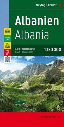 ALBANIEN [ALBANIA] 1:150.000- FREYTAG & BERNDT