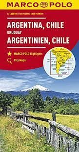 ARGENTINA, CHILE, URUGUAY 1:4.000.000 -MARCO POLO