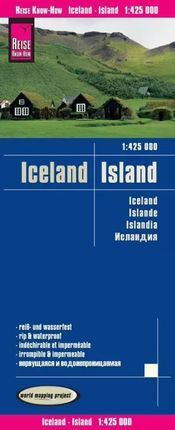 ICELAND - ISLAND 1:425.000 -REISE KNOW-HOW