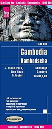 CAMBODIA - KAMBODSCHA 1:500.000 -REISE KNOW-HOW