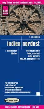 INDIEN, NORDOST/NORTHEAST INDIA 1:1.300.000 -REISE KNOW-HOW