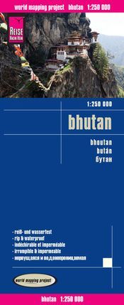 BHUTÁN 1:250.000 -REISE KNOW-HOW