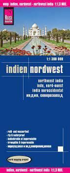 INDIEN, NORDWEST-NORTHWEST INDIA 1:1.300.000 -REISE KNOW-HOW