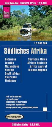 SOUTHERN AFRICA / ÁFRICA AUSTRAL 1:2.500.000 -REISE IMPERMEABLE
