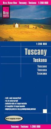TUSCANY / TOSCANA 1:200.000 REISE IMPERMEABLE