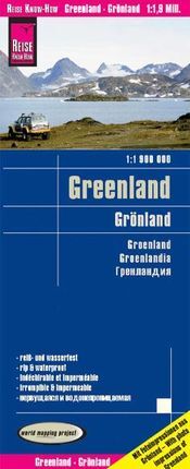GROENLADIA (GREENLAND) 1:1.900.000 -REISE KNOW-HOW