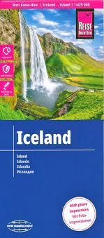 ICELAND - ISLAND 1:425.000 -REISE KNOW-HOW