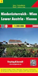 1 NIEDEROSTERREICH, WIEN (BAJA AUSTRIA, VIENA) [1:200.000] - FREYTAG & BERDNT