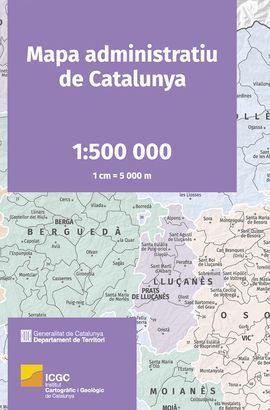 [PLEGAT] MAPA 1:500.000 ADMINISTRATIU DE CATALUNYA -ICGC