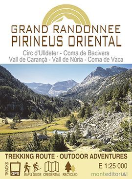 GRAND RANDONNEE PIRINEUS ORIENTAL 1:25.000 -MONT EDITORAIL